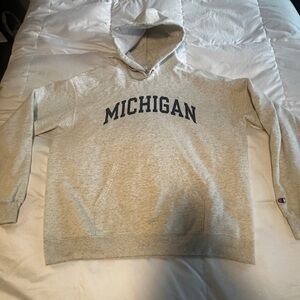 Light Grey University of Michigan Hoodie